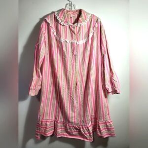 Carole heavyweight cotton nightgown women's XL  #2495